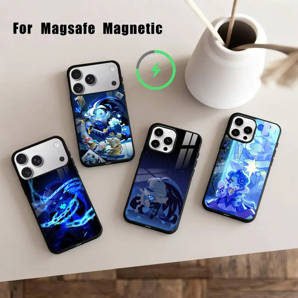 

S-Shadow M-Milk C-Cookie R-Run Phone Case For iPhone 17,16,15,14,13,12,Plus,Pro,Max for Magsafe Magnetic Wireless Charging