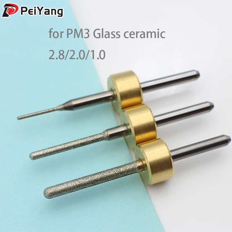 

Фрезы для зуботехнических лабораторий для обработки циркония Ivoclar PM3/PM5, дисиликата лития, PMMA D3, шлифовальные и фрезеровочные инструменты