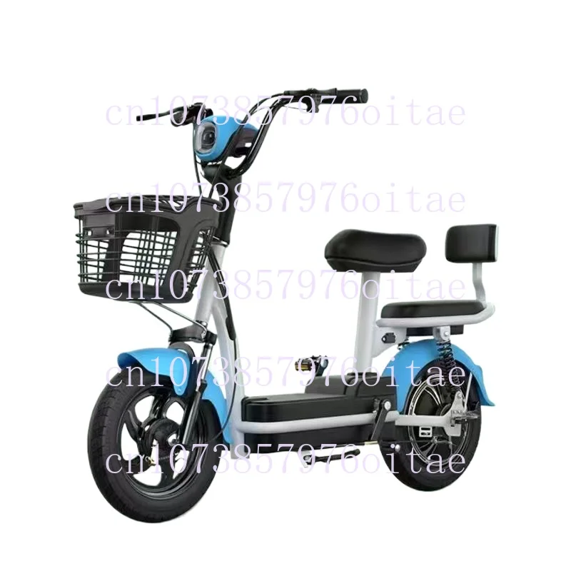 14inch Fashion Double Electric Bicycle Factory Direct Sales Electric Scooter 48V Power Electric City Bike