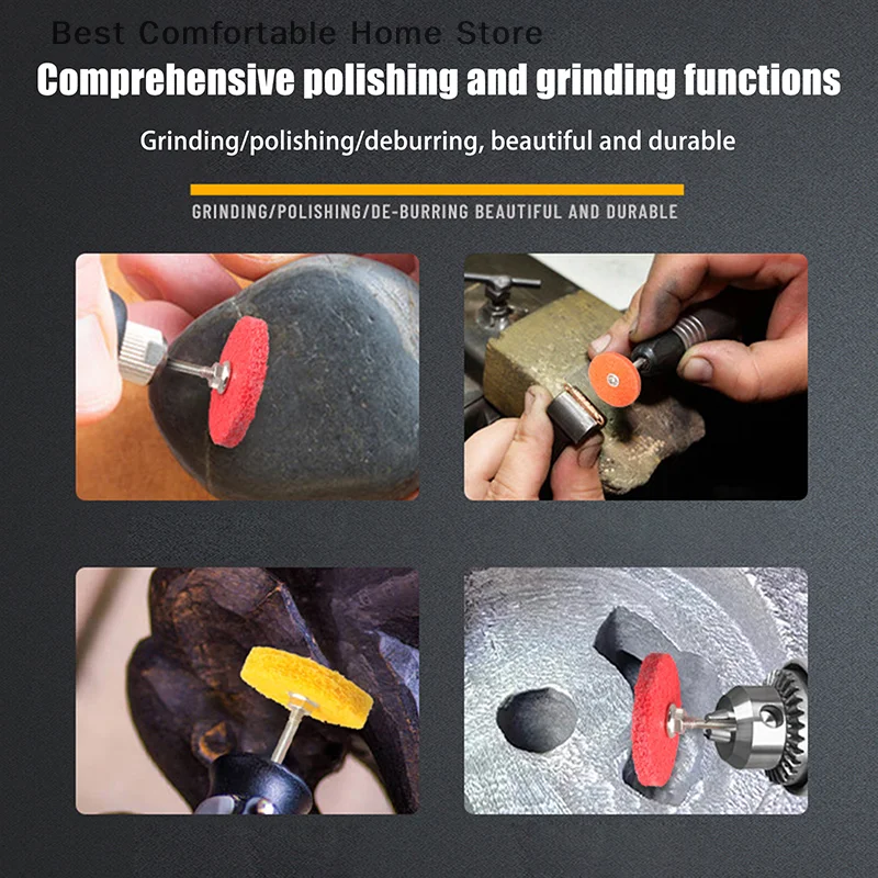 2/11 шт. набор абразивных полировальных дисков с хвостовиком 3/32 дюйма-2,35 мм для очистки, шлифовки, удаления ржавчины, удаления заусенцев, металла, дерева, камня
