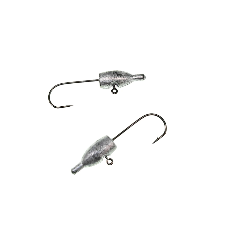 New Jig Head Barbed Hook 1.3g 1.8g 2.6g 3.5g Trout Soft Lures Rockfish Bait Worm Artificial Fishing Ackle Combination Accessorie