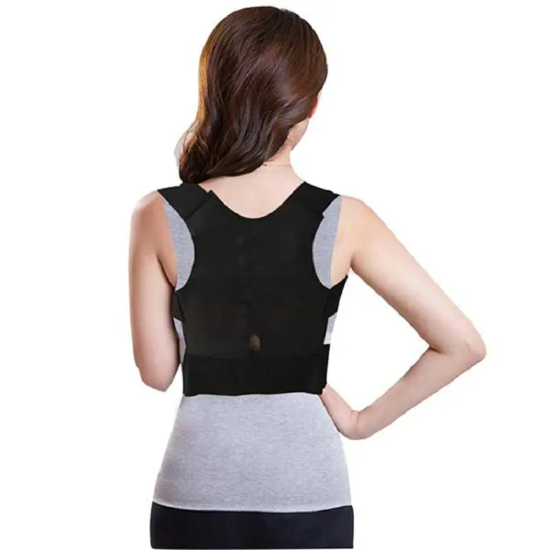 Corset Back Correction Magnetic Posture Corrector Straight Shoulder Brace Lumbar Support Pain Relief for Child Adult Women Men