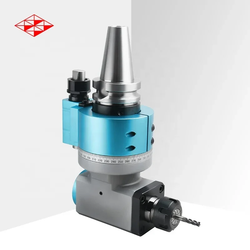 CNC Machine Tools 90 Degree BT30 BT40 BT50  Angle Head Horizontal Milling Head AG90-ER16/ER20/ER32/ER40  Right Angle Head