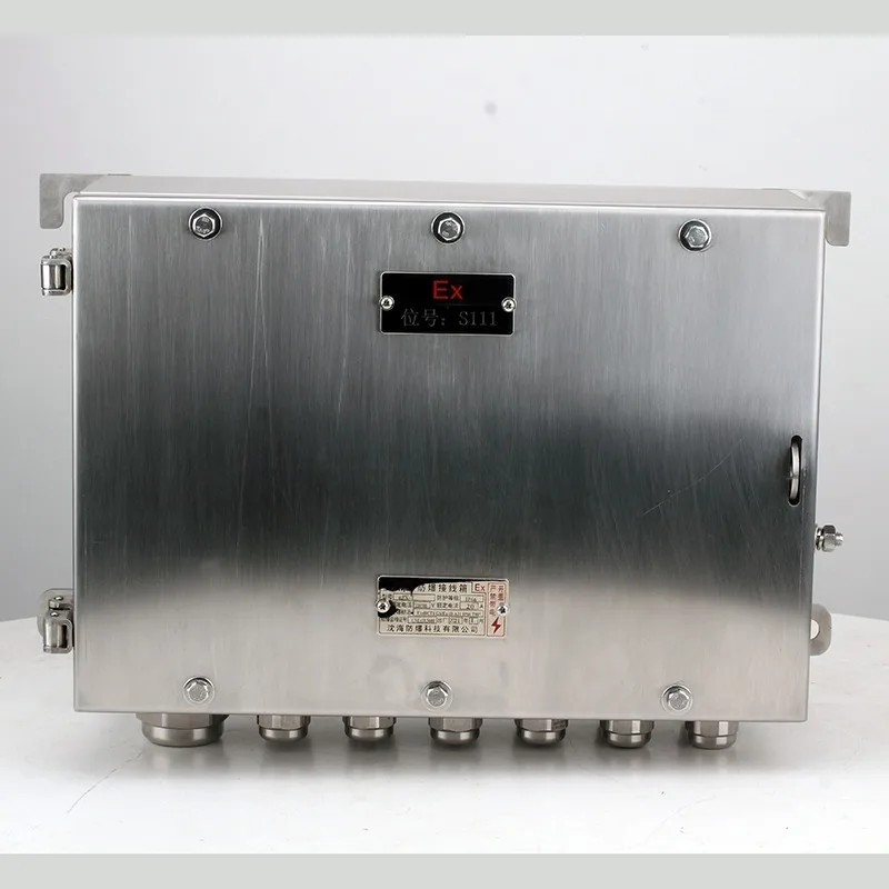 Caja de conexiones de metal a prueba de explosiones de acero inoxidable IP66 de alta calidad con terminales