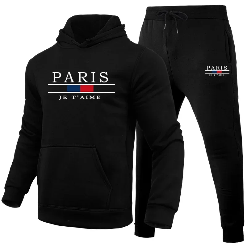 

2025 New Arrival Men's Tracksuit Hoodies Jogger Pants Male Daily Casual Sports Jogging Suit Autumn Winter Gym Fitness Outfits
