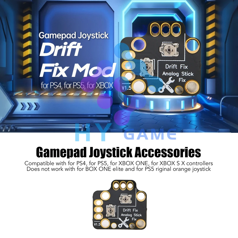 ل PS4 PS5 Xbox One عصا التحكم الانجراف إصلاح لوحة تركيبية وحدة تحكم عالمية التناظرية Thumb عصا الانجراف إصلاح وزارة الدفاع معايرة الكمبيوتر