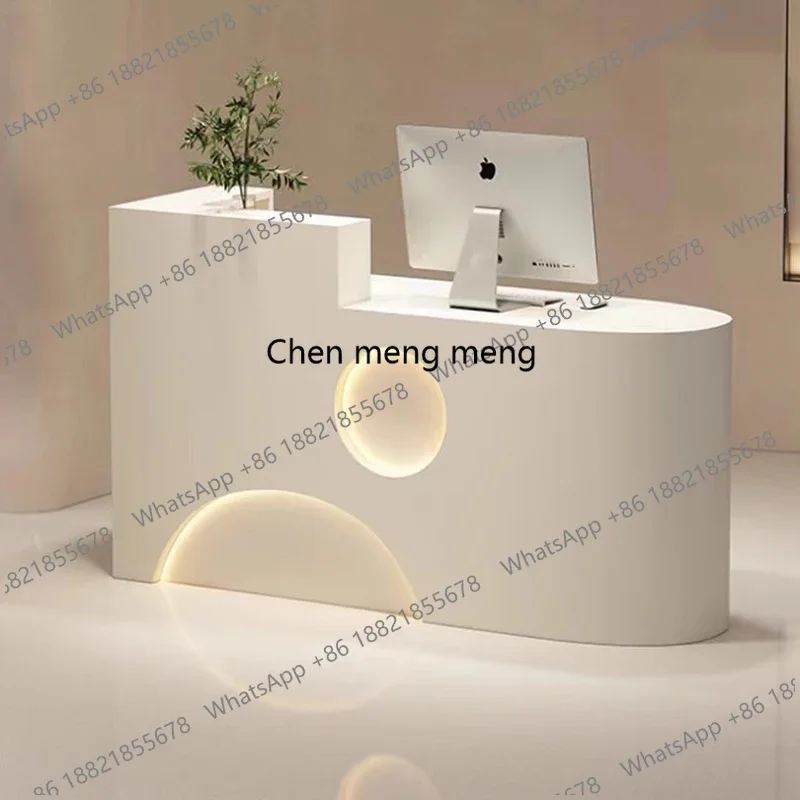 

ze5556Shop Beauty Reception Desks Aesthetic Company Simple Corner Reception Desks Design Best Mostrador