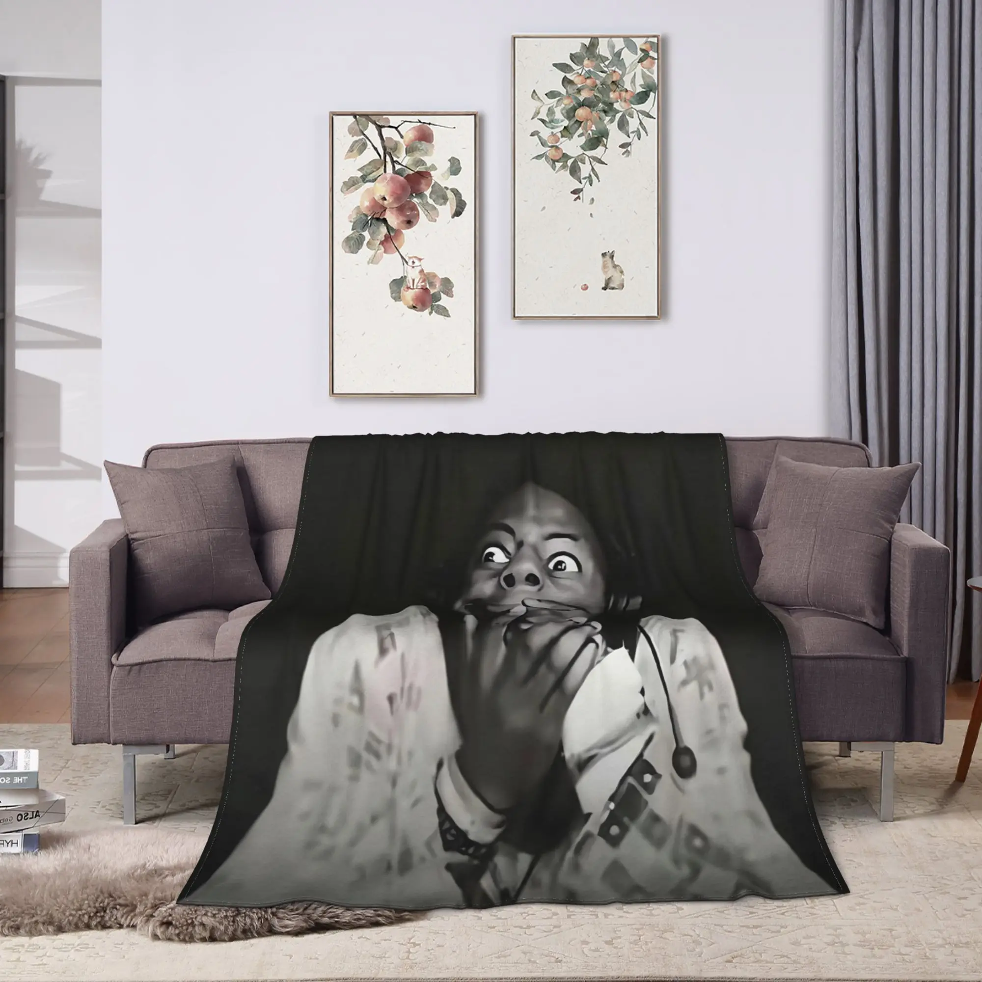IShowSpeed Funny YouTuber Blanket Quality Soft  Bedding Throws Autumn Picnic Outdoor Fluffy Bedspread