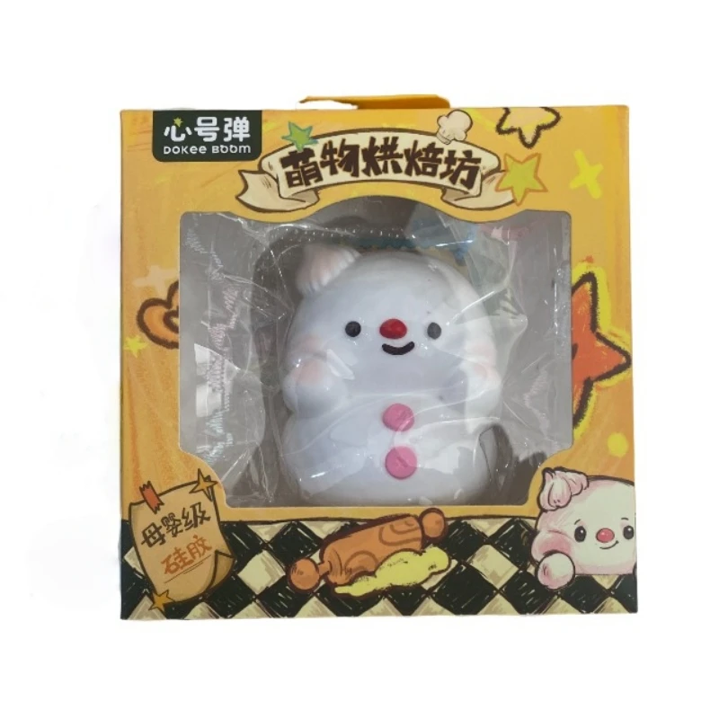 Simpatico panetteria pizzico divertente simpatico gattino antistress giocattolo da spremere palla di sfiato di decompressione in silicone giocattolo per bambini regalo di Natale