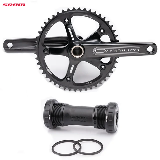 Sram-オリジナルのomniumトラックチェーンセット,固定ギア,シングルスピード,フィクシーホイールセット,48t,gxp,