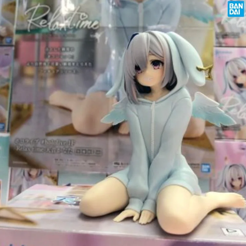 

Bandai 12cm Amane Kanata Hololive If Relax Time Anime Figure Mdoel Kawaii Girl Model Decoration Statue Toy