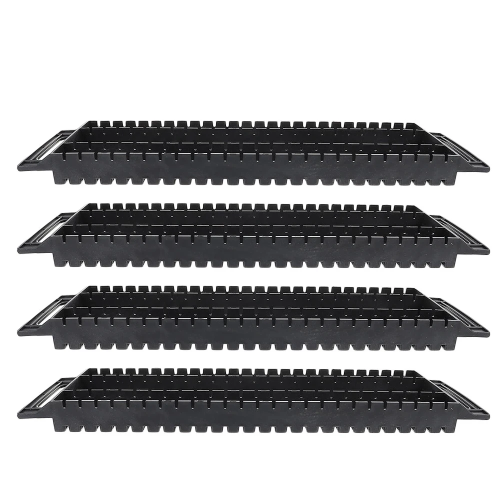 

4pcs Pcb Holder Circuit Board Storage Stand Antistatic Bracket 25-Slot Display Rack For Soldering Repair Shops