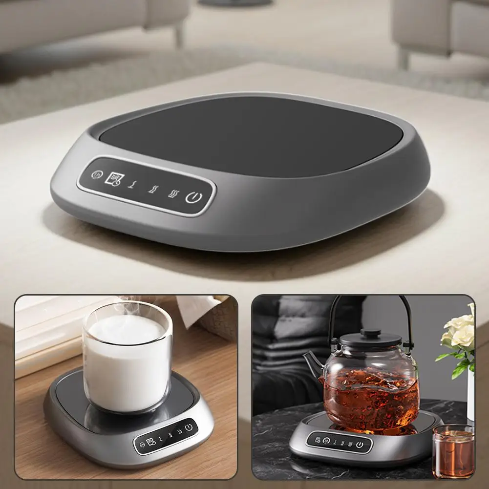 

Термостатическая подставка для кружек с USB-подогревом, 3 режима, миниатюрная, универсальная, бесшумная, для дома, для завтрака