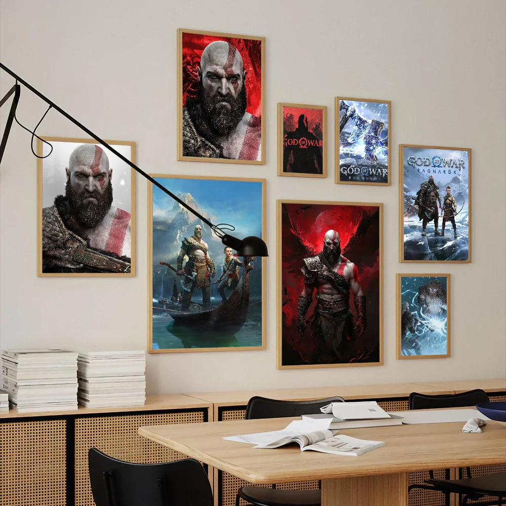 Game God of War Poster Prints Wall Pictures Living Room Home Decoration