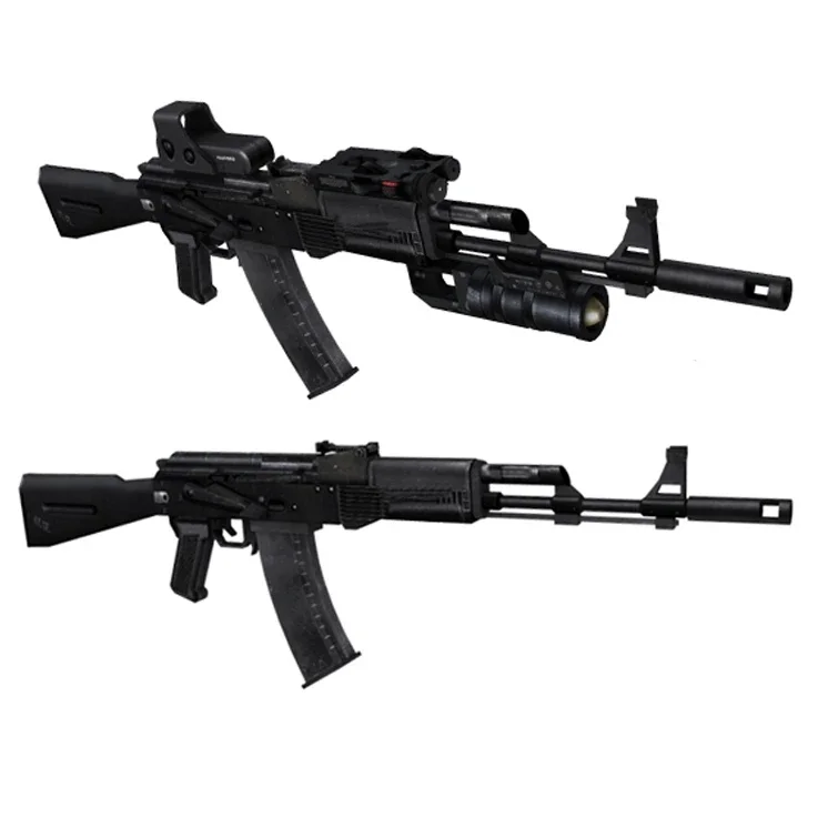 Ak74 Ak103 Rifle Paper Model Weapon Firearms 3D Hand-crafted Drawings Military Jigsaw Puzzle