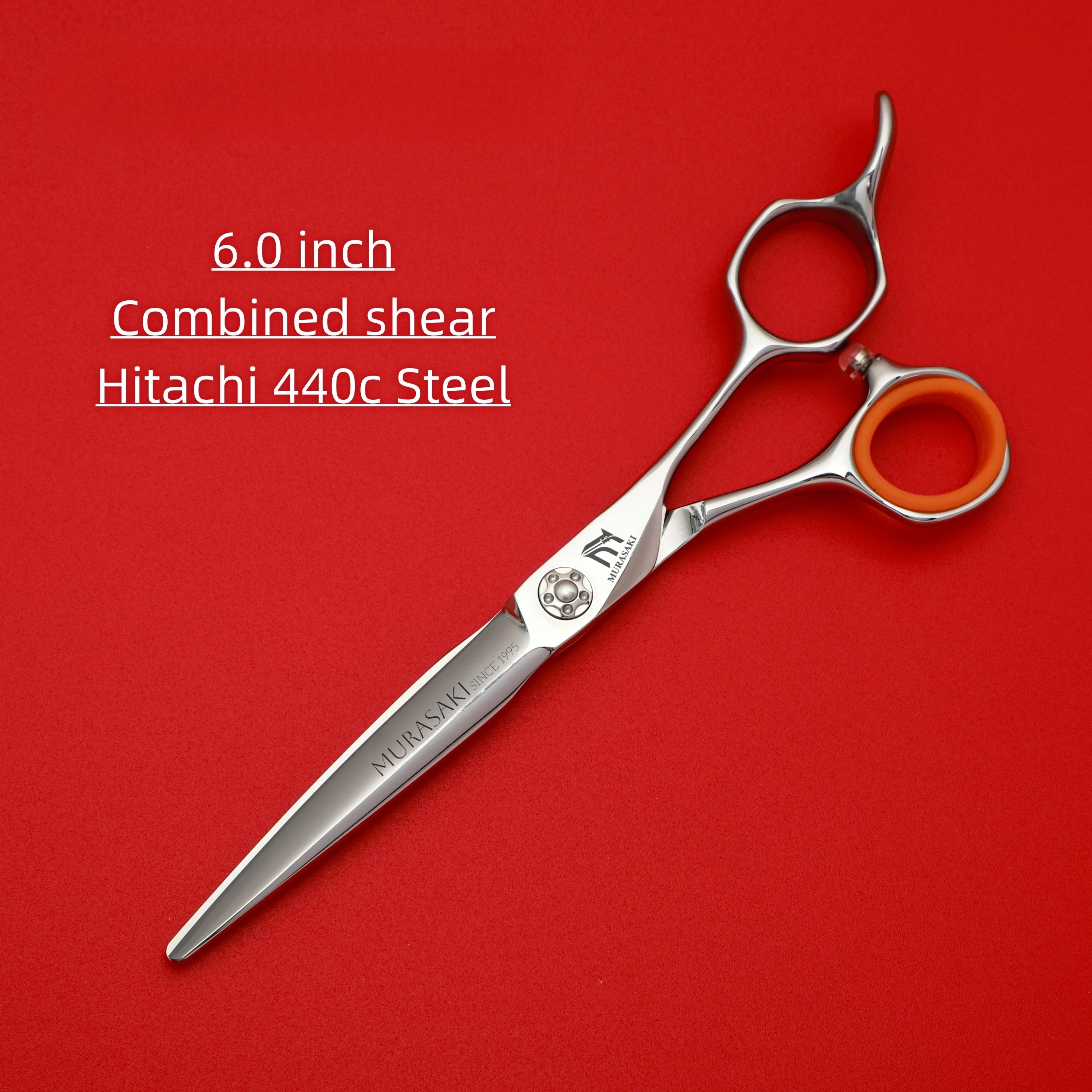 Professionelle Friseurschere, Haarschneidemaschine aus 440C-Stahl, Effilierschere, Set von 6,0-6,5-6,8 Zoll, Friseursalon-Zubehör – Detail 11