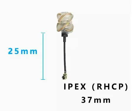 Maple Light 1S 5.8Ghz 2dB Circular Polarization Lollipop FPV Antenna for Acrobee Mobula7 Mobula8 BETAFPV Tinywhoop RC Car