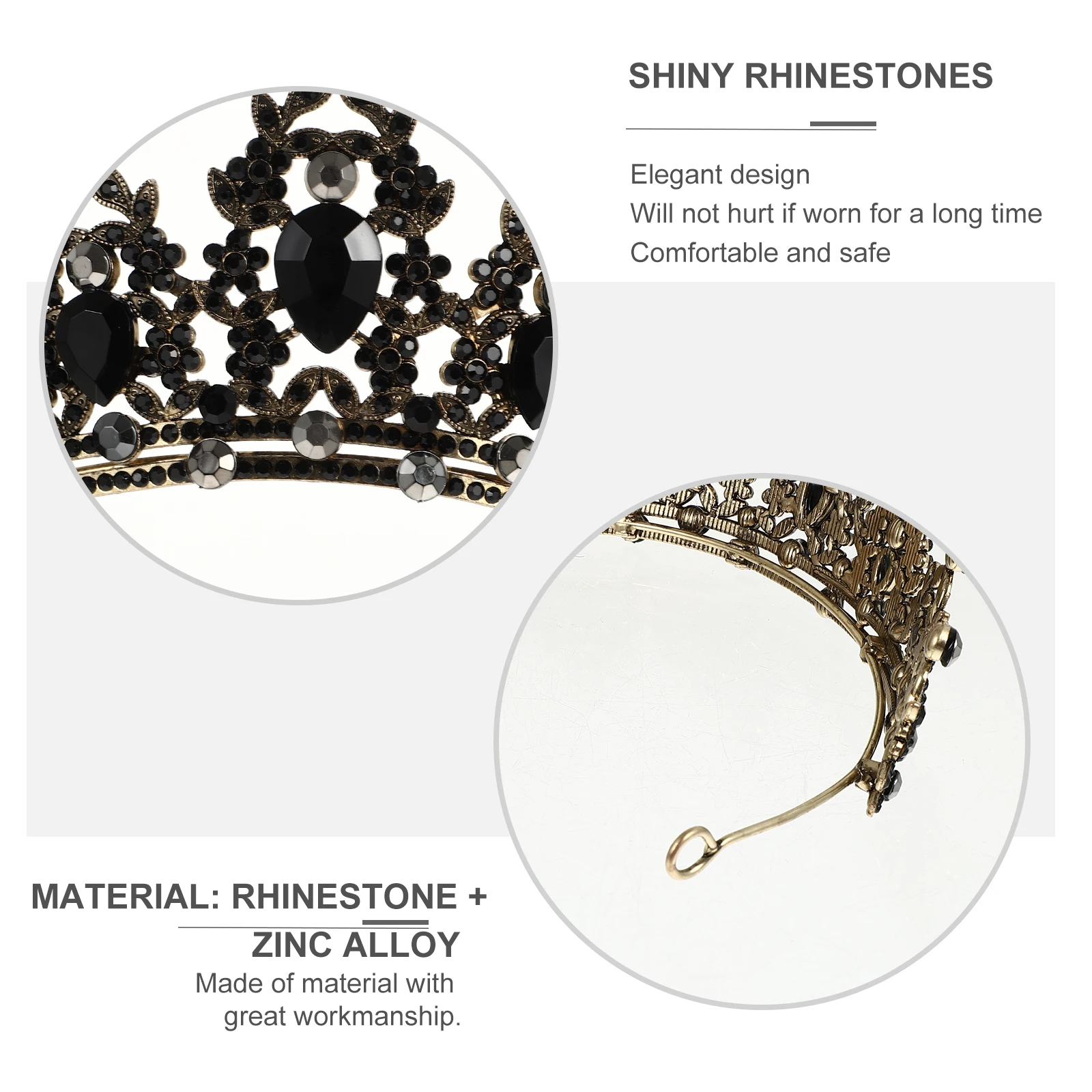 

Elegant Crystal Bride Crown for Wedding Photoshoot Headdress Accessories Women Prom Party Fashion Headwear Hair Tool