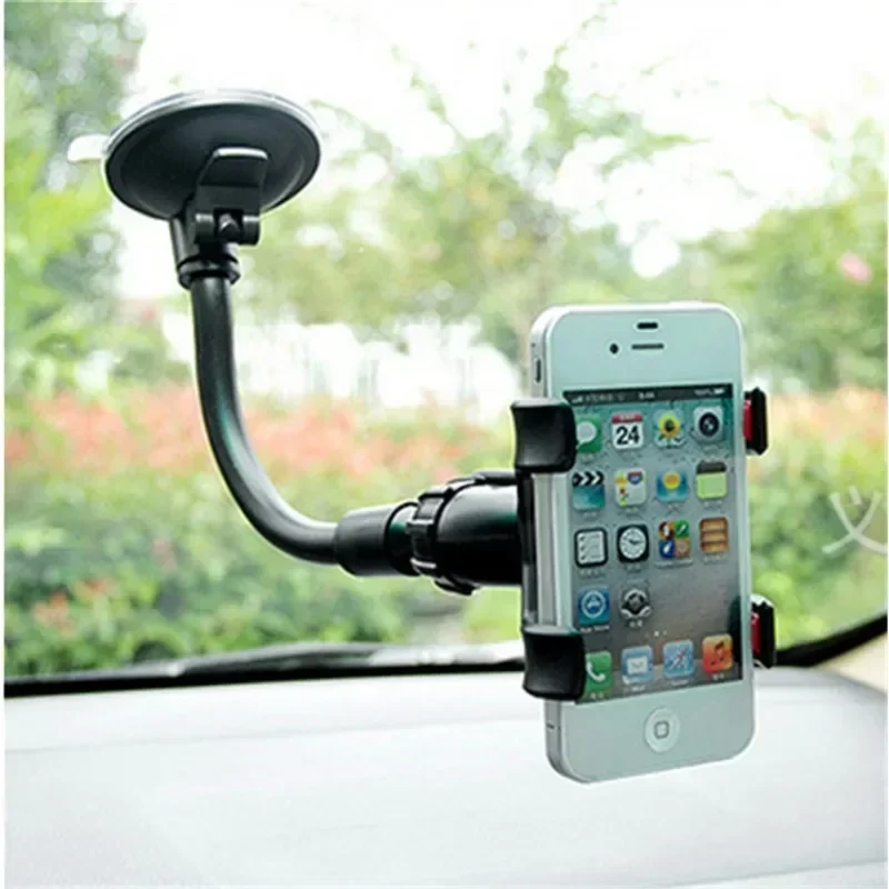 Cell Phone Holder Car, Windshield/Dashboard/Window Car Phone Holder Mount, Suction Cup Phone Mount for Car Truck Compatible