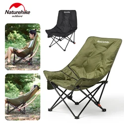 Naturehike High Back Moon Chair Camping Outdoor Fishing Folding Gather Adjustable Lounge Chair Portable Picnic Leisure Seat