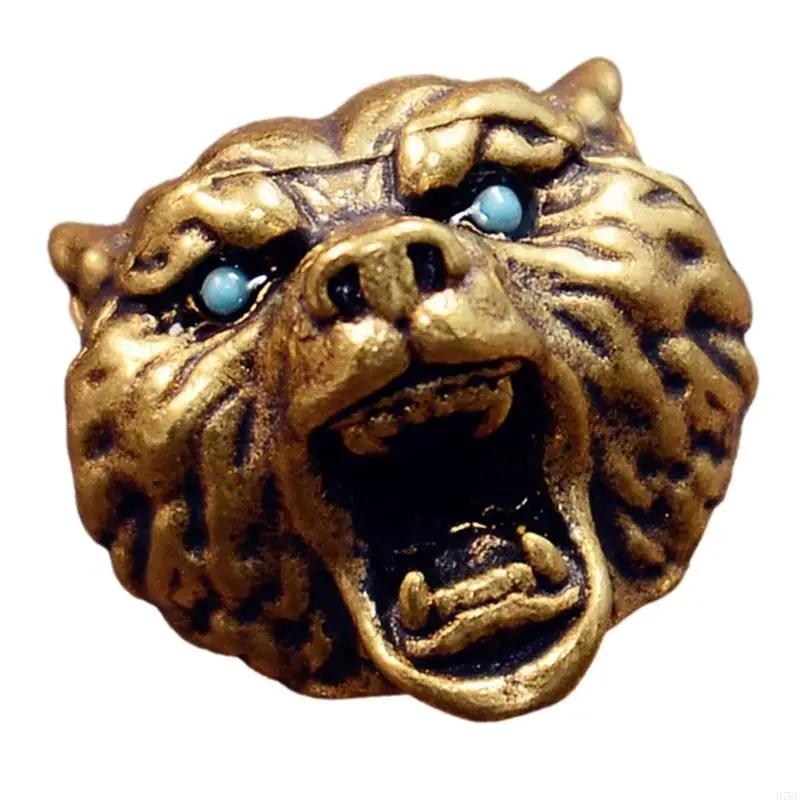 การออกแบบเสือดาวโลหะที่ไม่ซ้ำกันจี้หลุมขนาดใหญ่สำหรับกำไล DIY และสร้อยคอ H7EF