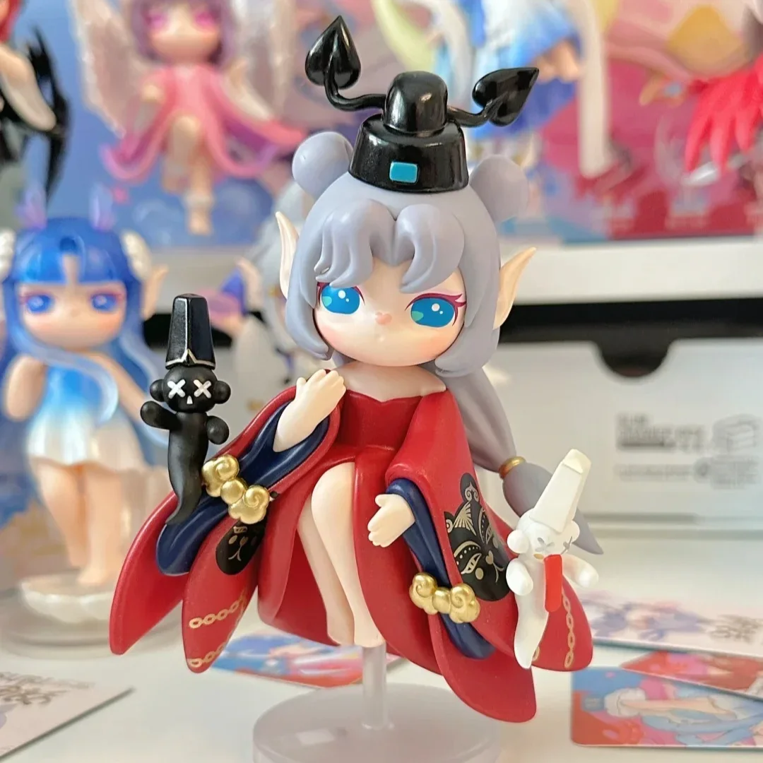 سلسلة Su Rui الأسطورية وزهر الخوخ سلسلة تسعة أرواح من صندوق أعمى شخصيات الحركة لعبة مجسمة قابلة للجمع دمية عصرية #2