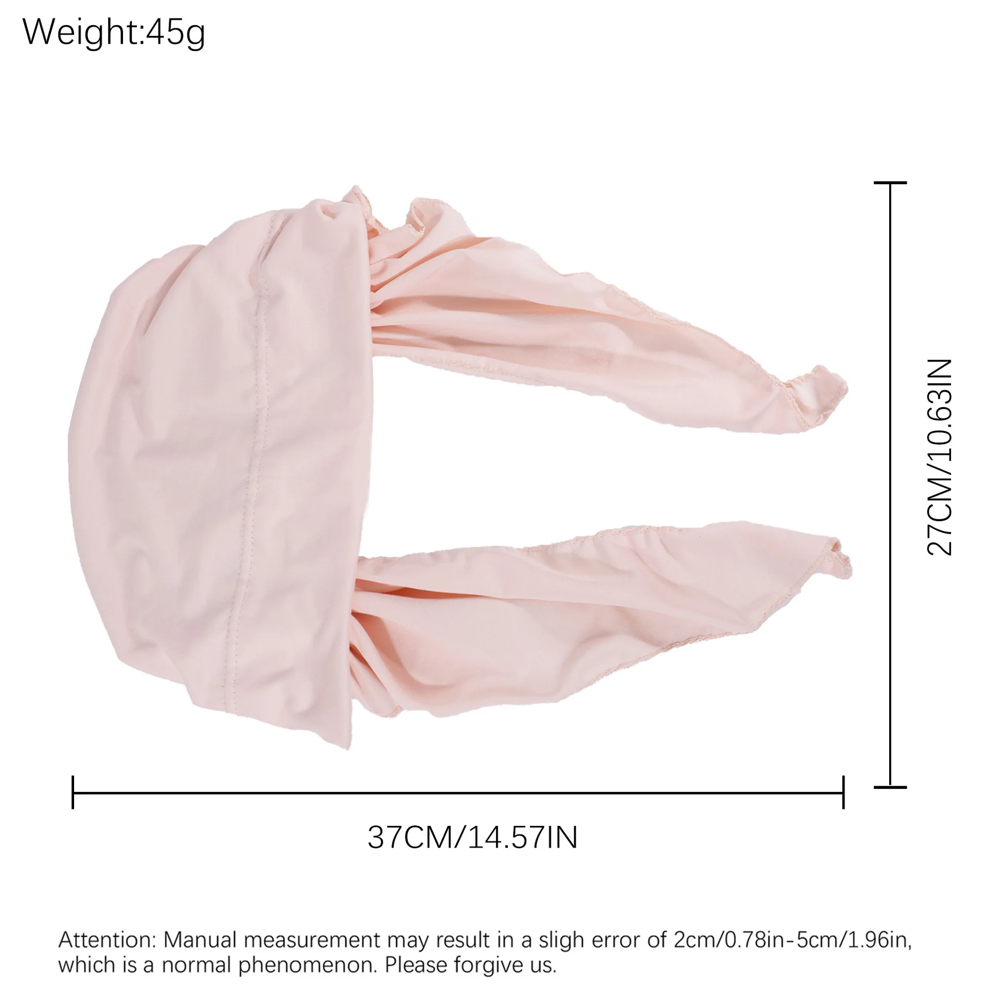 Nuevo pañuelo multicolor, sombrero curvo, pañuelo de Color sólido, sombrero de mujer, sombrero de cola larga, bolso de moda, cabeza, modelos de mujer