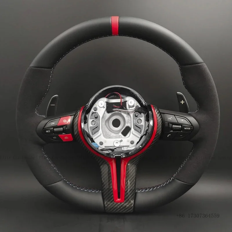 

Carbon fiber LED forged pattern M Sport Red Steering Wheel fit for BMW F30 F31 F32 F33 F10 F11 F20 F21 F22 F23 X1 F48 M2 M3M5M6