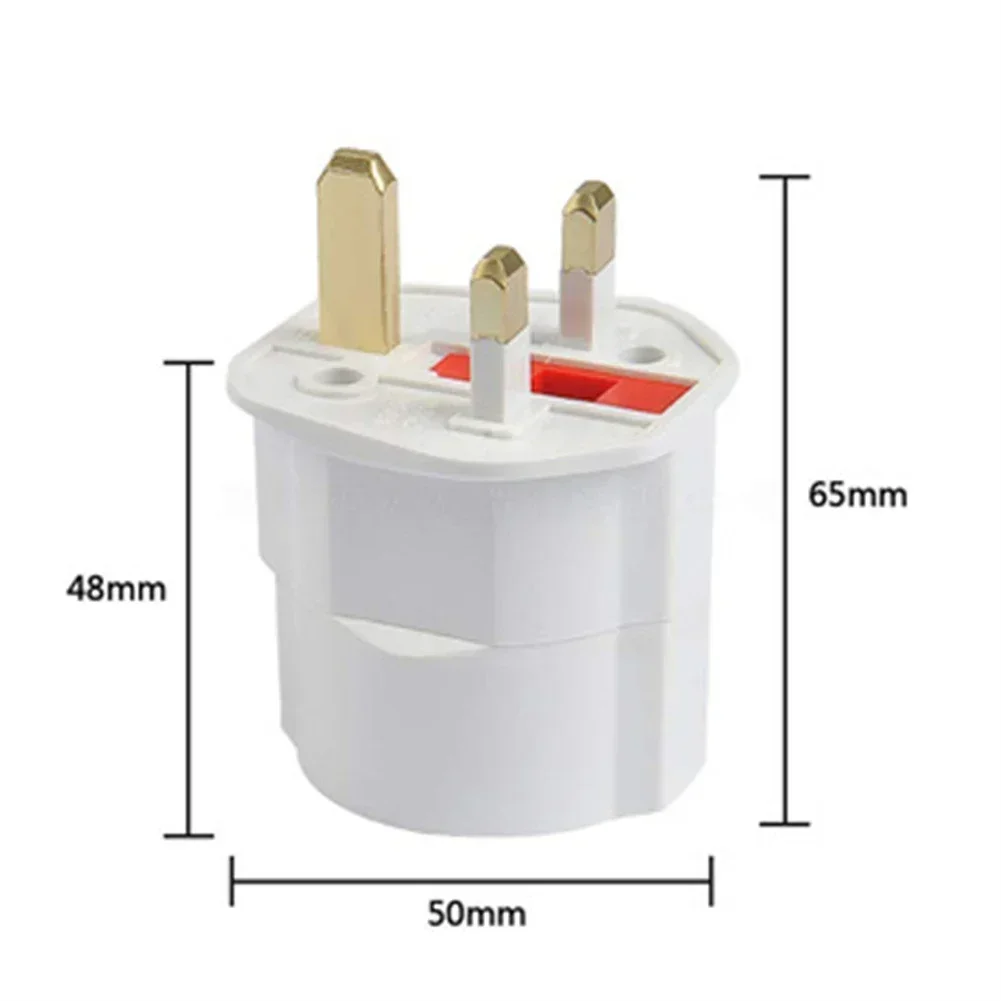 3 Pin UK Standard To 2 Pin EU Standard Adapters UK Conversion Plugs European To British Plug Universal Adapter Travel Converter