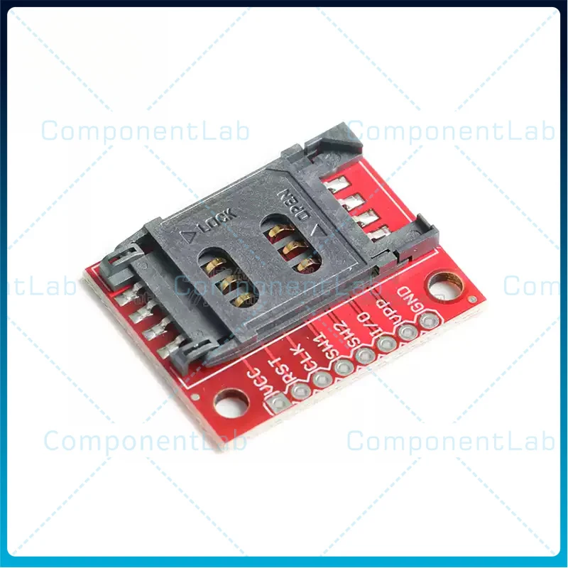 5-25PCS For SIM Card Socket Breakout Board Original SIM Card Module with Pin Header Connector