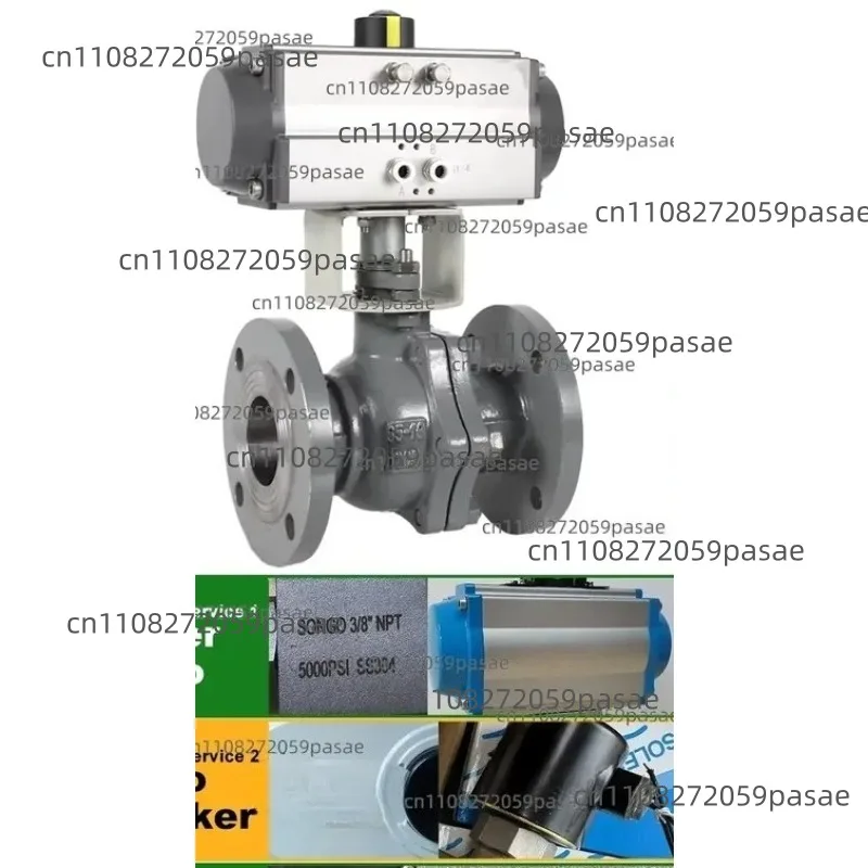 DN100, 800 Lb, 4-inch WCB Double-Flange Connection, 2-Way, 2-Piece Ball Valve
