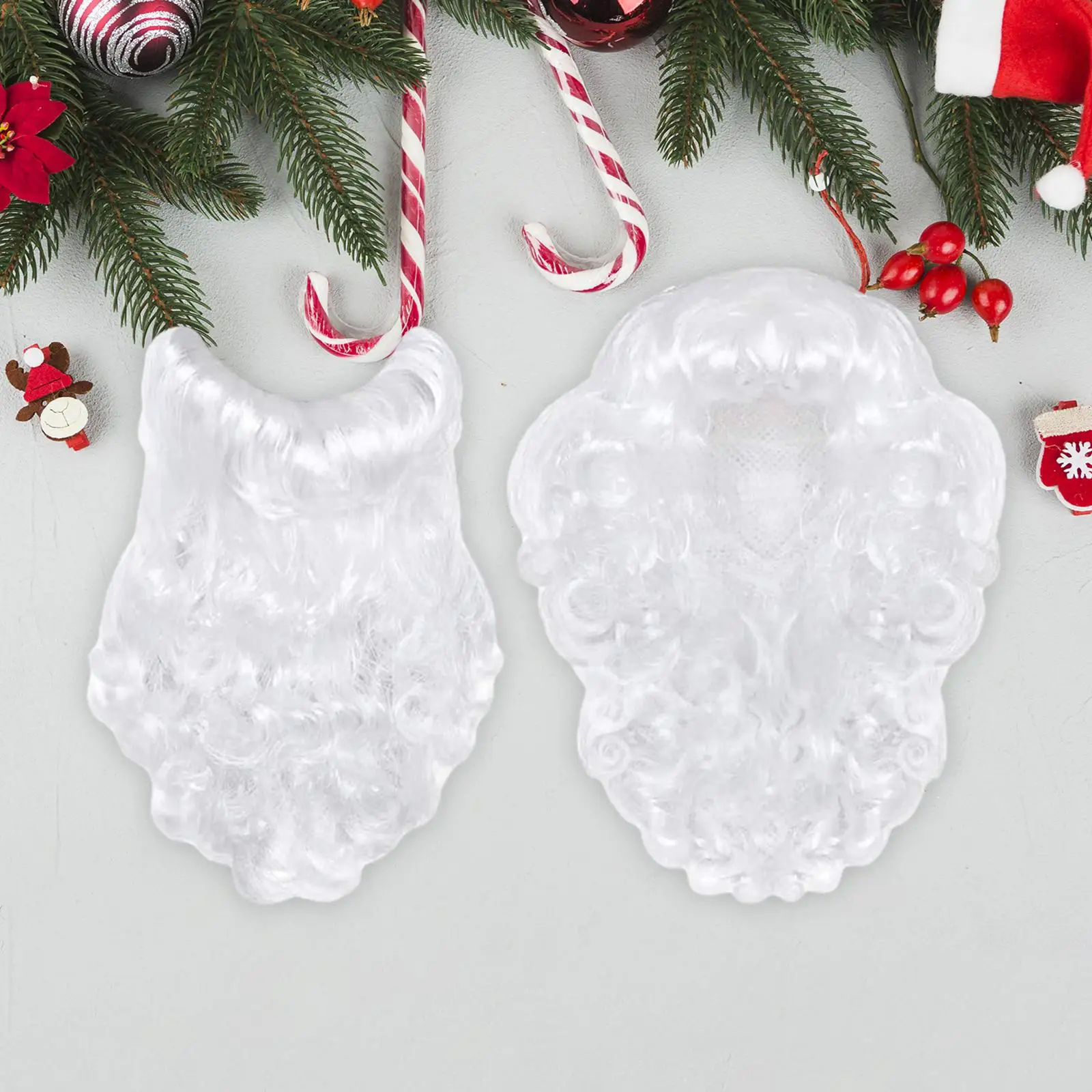 

Santa Wig and Beard Funny Christmas Cosplay for Halloween Festive Masquerade