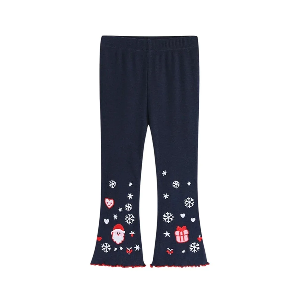 Jumping Meters 2026 Neue Kollektion Mädchen Schlaghosen Weihnachten Lange Leggings Bleistifthosen Kinder Mode Herbstkollektion – Detail 3