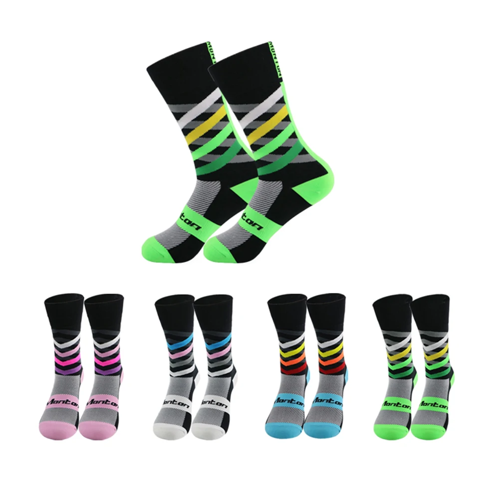 Professional sports socks Men's and women's pressure running socks towel sole compression sports socks cycling socks