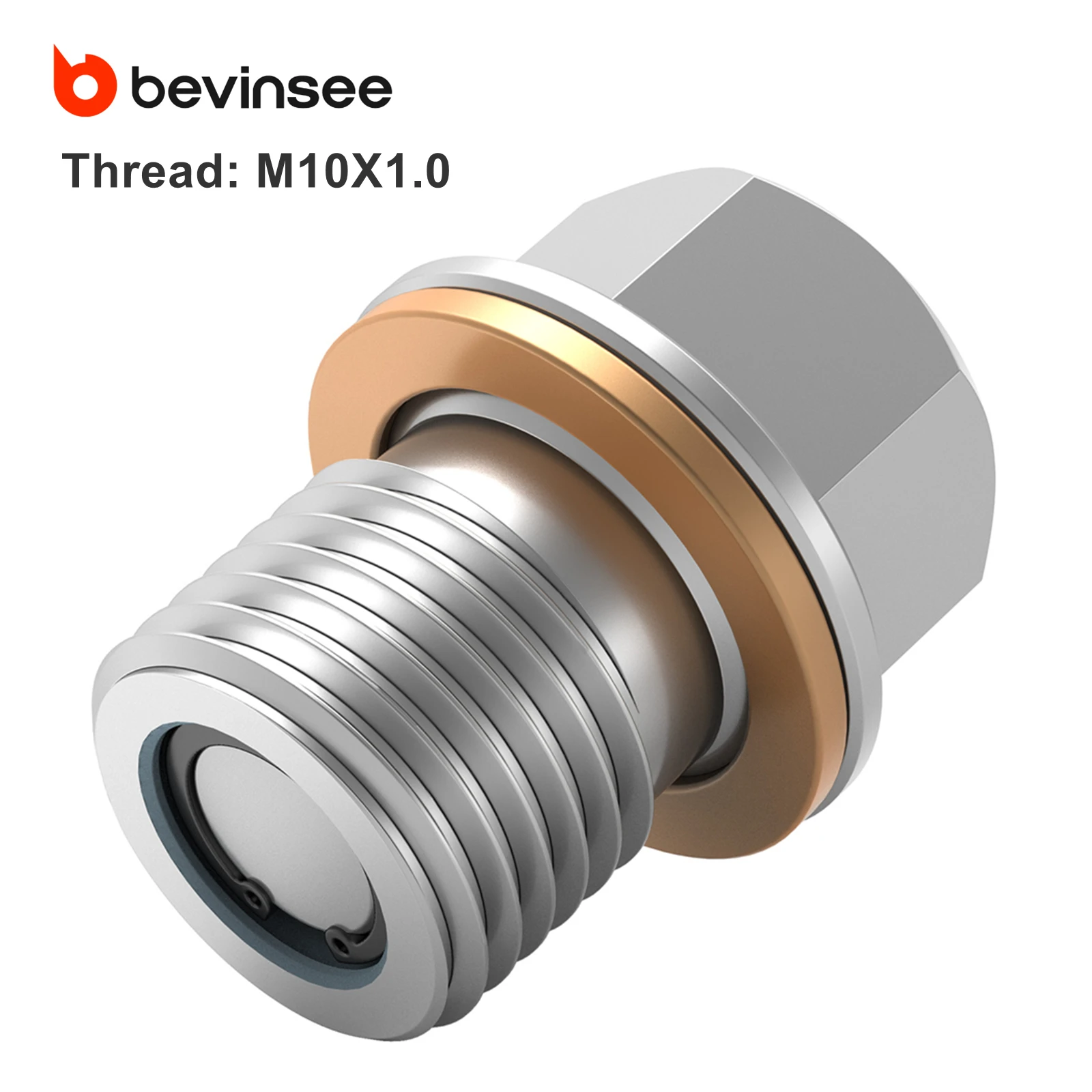 

M10x1.0 Magnetic Differential Drain Plug for VW for MK7 Golf R for Tiguan MK2,for Audi S3 8V/A3 8P Quattro,Replace for N90281802