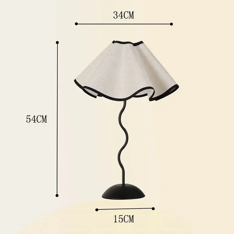 Imagem -05 - Nordic Umbrella Led Table Lamp Luminária de Mesa Bar Decorativo Quarto Sala de Estar Atmosfera Luz Noturna Moderna Luz de Cabeceira