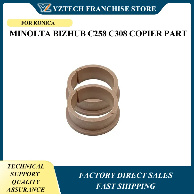 

4Pcs Fuser Upper Roller Bushing C368 for Konica Minolta Bizhub C258 C308 copier part