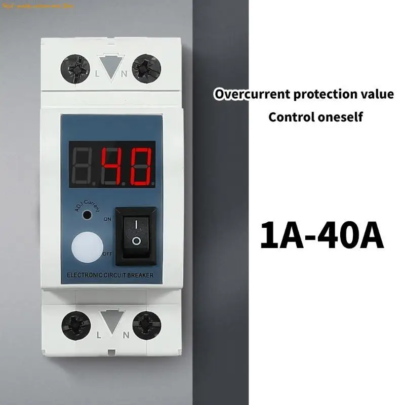 203F High Performances Current Limiting Switches 40A Adjustable Current Limiter PA66
