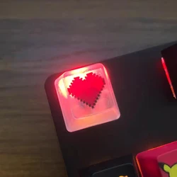 Heart Shape Computer Keyboard Keycaps For Esc Key Caps For Mechanical Gaming Keyboard Profile ABS Computer Key Cap