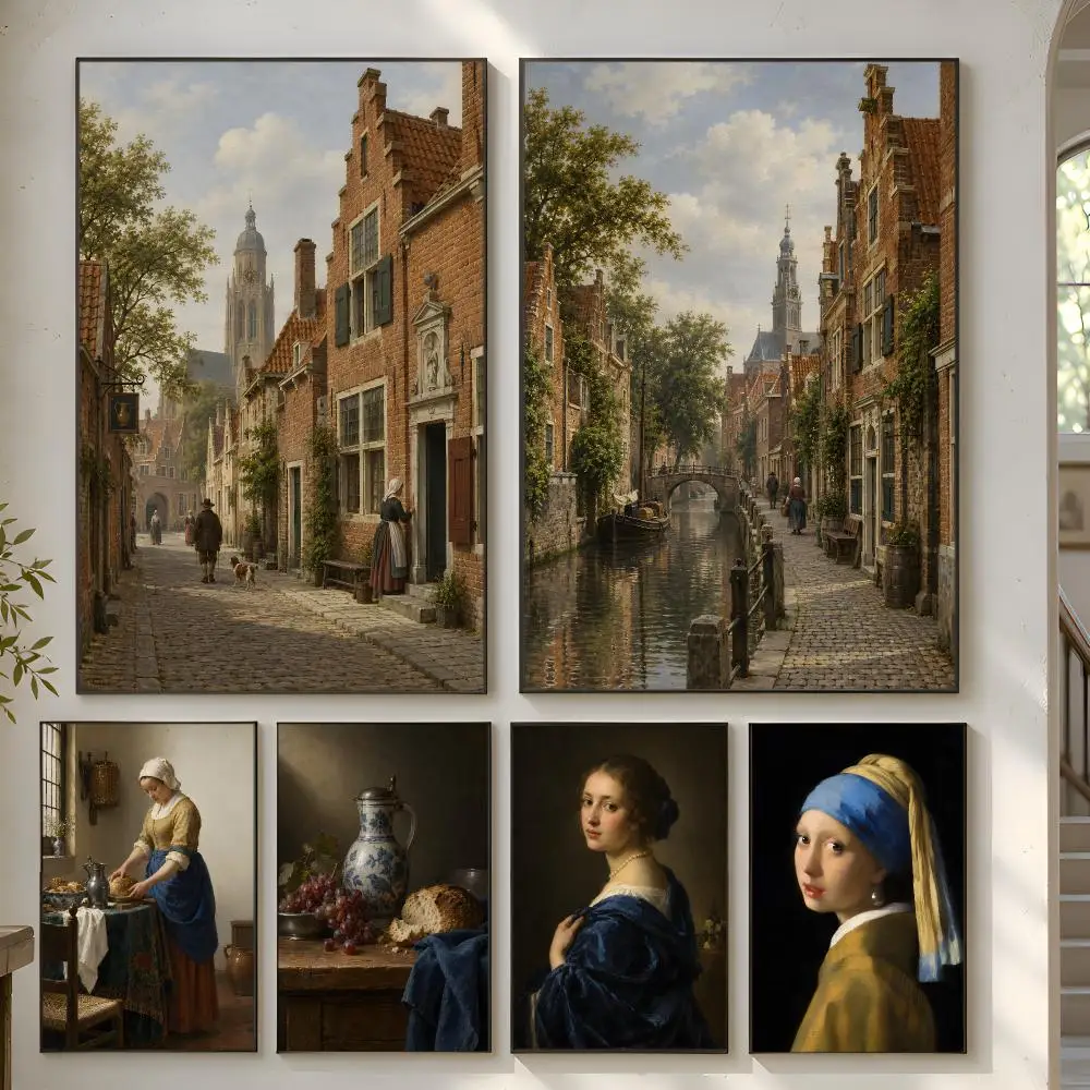 European Classical Art Masterpieces Poster Home Artwork For Living Room Bedroom Office Dorm Apartment Gift