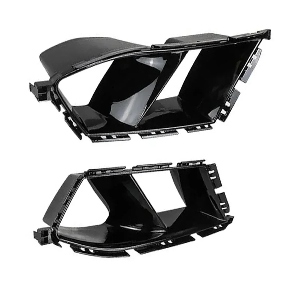 

Suitable 21-24 BMW G80 M3 G82 G83 M4 front bumper modified MP model fog lamp frame Bright black