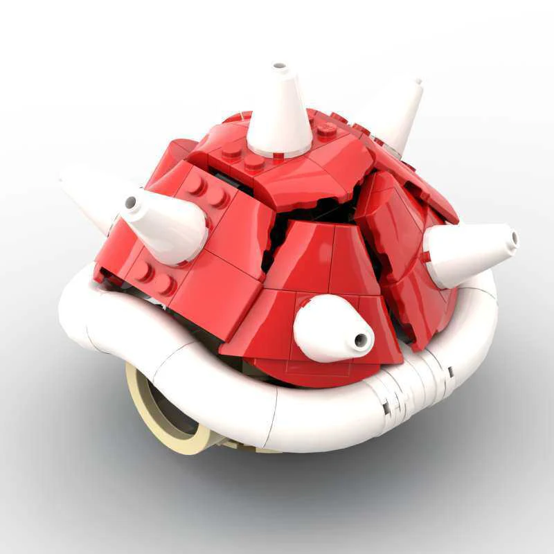 Mymocs MOC Game Anime Figures Kart Spiny Shell Turtle Model Sets DIY Creative Building Blocks Toys Christmas Gift - view 4