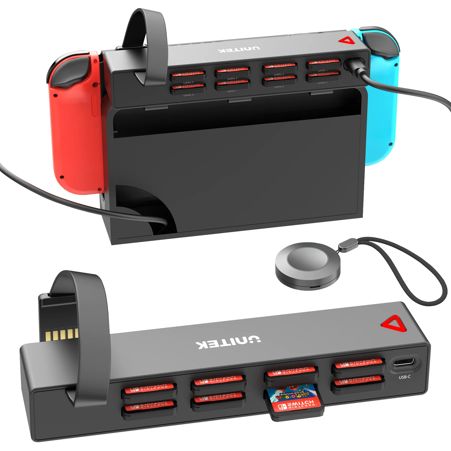 Imagem -02 - Game Card Reader com Controle Remoto de Comutação Oled Console e Dock Vários Jogos Switch Nintendo Switch em 1