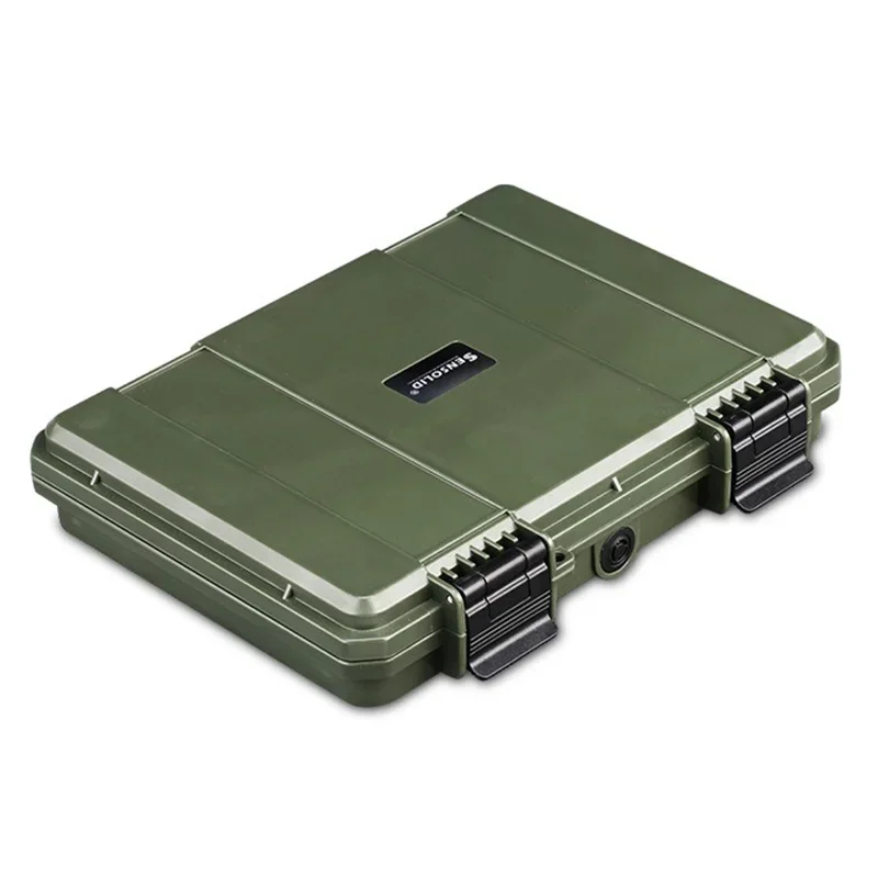 Small Tool Box with Sponge Rigid Plastic Case Portable Storage Tools Carrying Box Waterproof Shockproof Safe Suitcase Home Parts