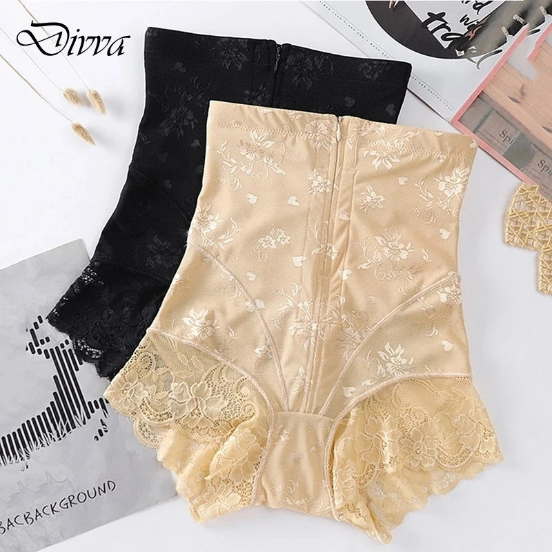 Kobiety wysokiej talii trener Body Zipper majtki modelujące brzuch kontrola brzucha kontrola odchudzania bielizna modelująca pas gorset modelujący talię