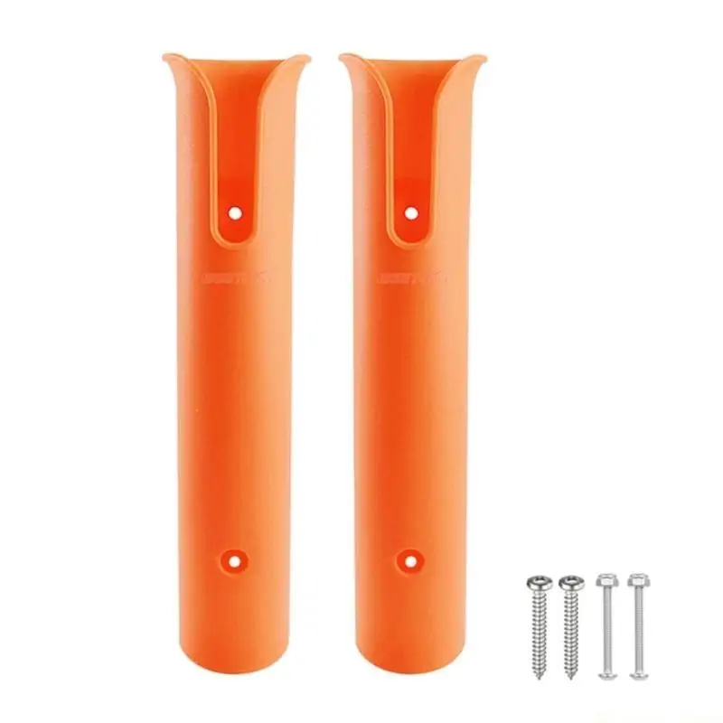 

31BE Fishing Rod Holder Bracket Wall Mounted Boat Side Mount Tool Holder with Screws