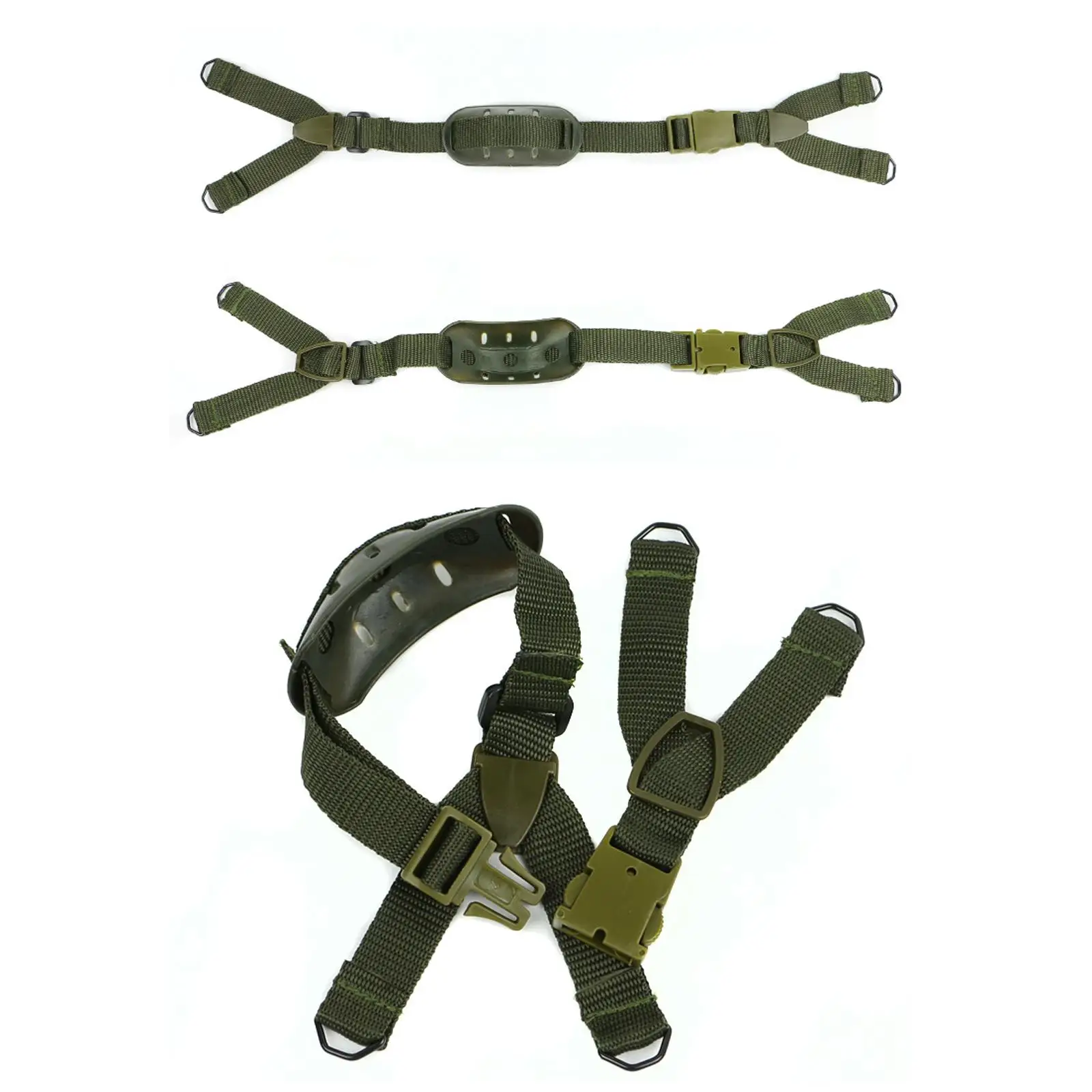 

Comfortable Nylon Chin Strap Accessory Adjustable Buckle Safety Replacement for Industrial Safety Helmet