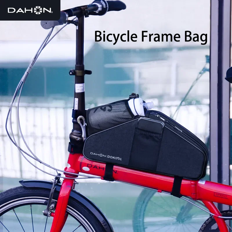 

DAHON Bike Bag Crossbar Front Beam Top Tube Bags Head Bags Folding Bicycle Bag p8 Cycling Gear Accessories