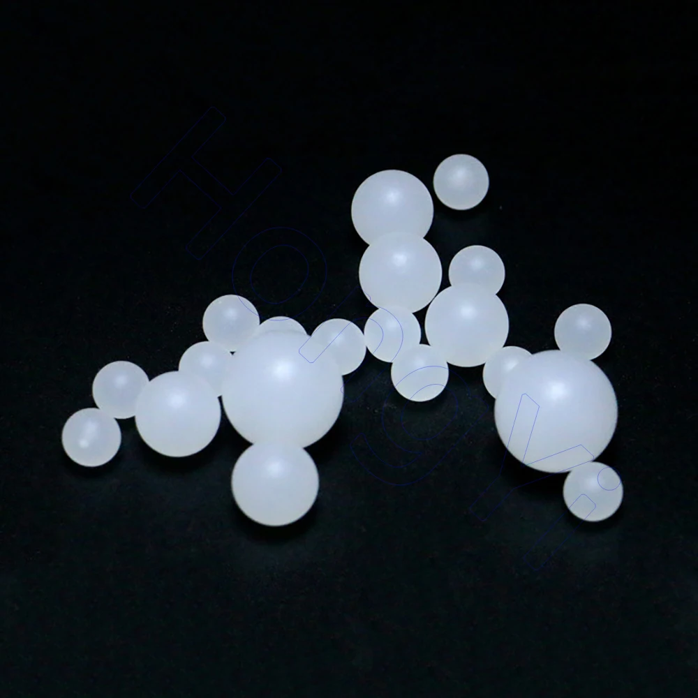 Polypropylene PP Solid Plastic Balls Dia 2 2.38 2.5 3 3.175 3.5 4 4.5 4.763 5 5.55 6mm to 50mm Floating Translucent Round Beads