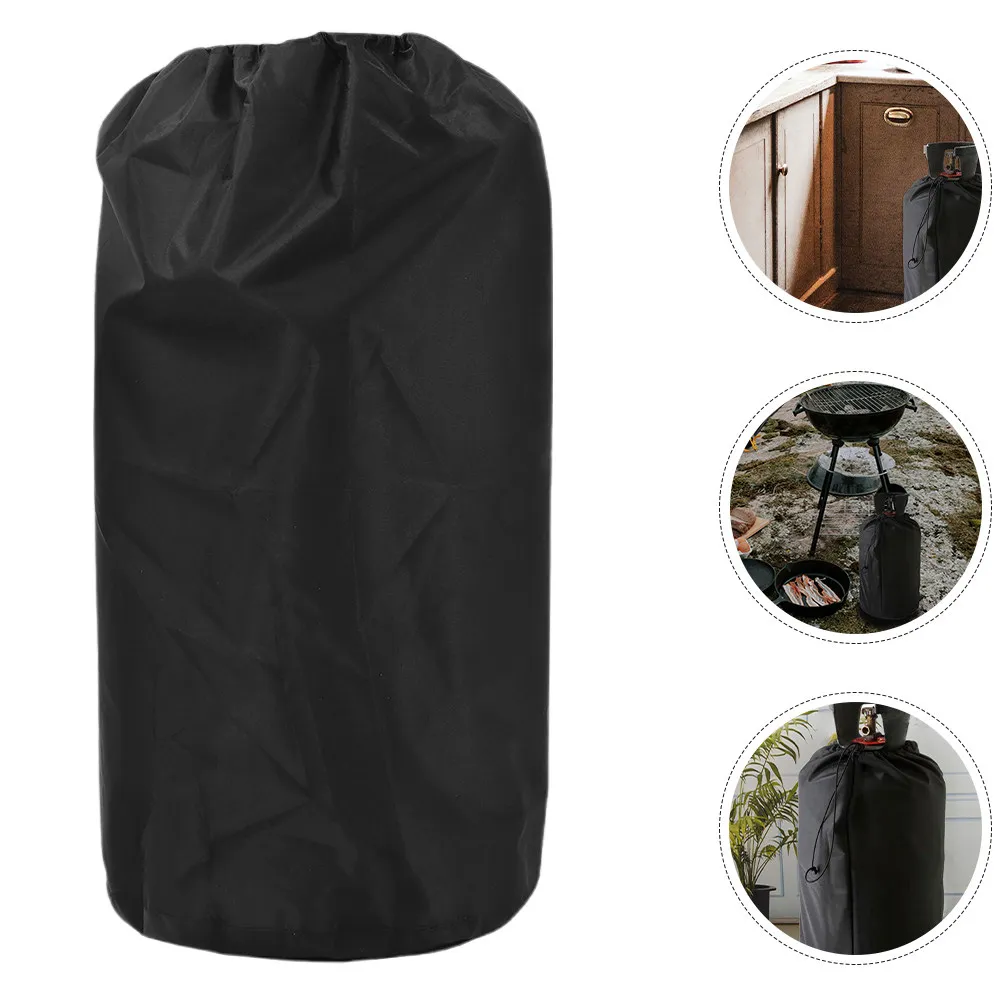 2Pcs Waterproof Gas Cylinder Cover Heavy Duty Oxford Fabric Outdoor Propane Tank Protective Cover Bbq Propane Tank Covers